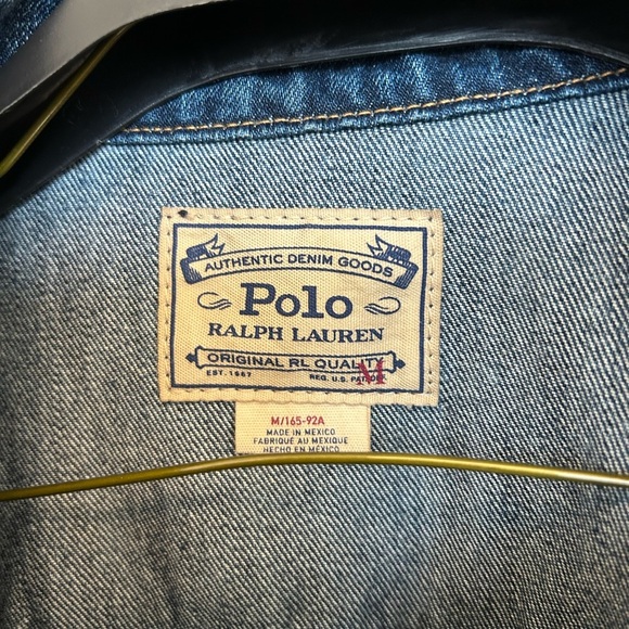Polo Ralph Lauren Y2K vintage Jean jacket in excellent condition size M - Picture 3 of 15